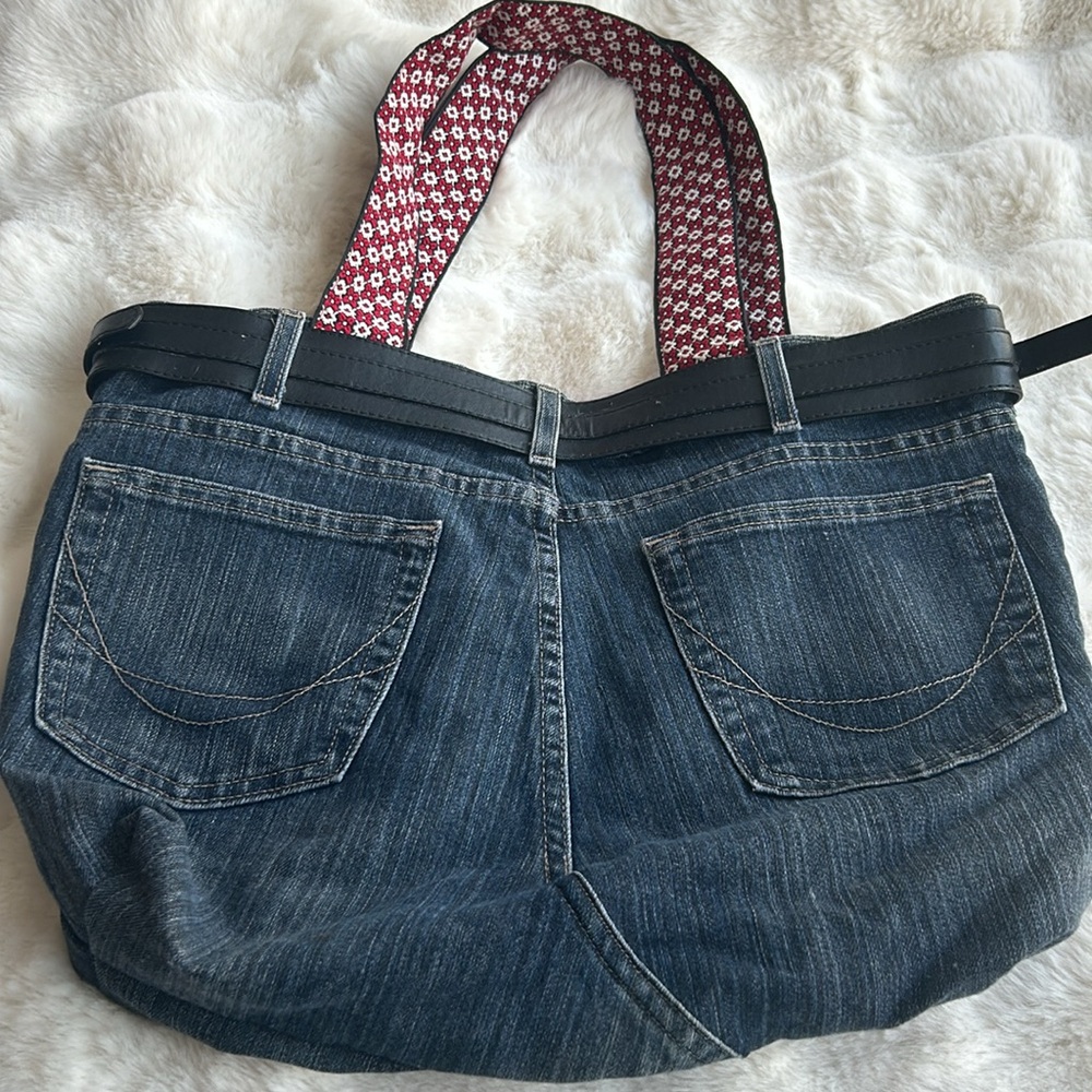 Gorgeous vintage denim bag like new - Picture 5 of 13